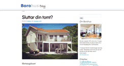 Desktop Screenshot of blogg.borohus.se