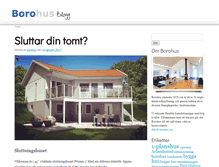 Tablet Screenshot of blogg.borohus.se
